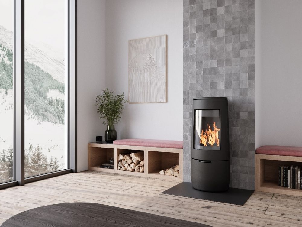 Kaminofen Dovre Bold 400 in schwarz