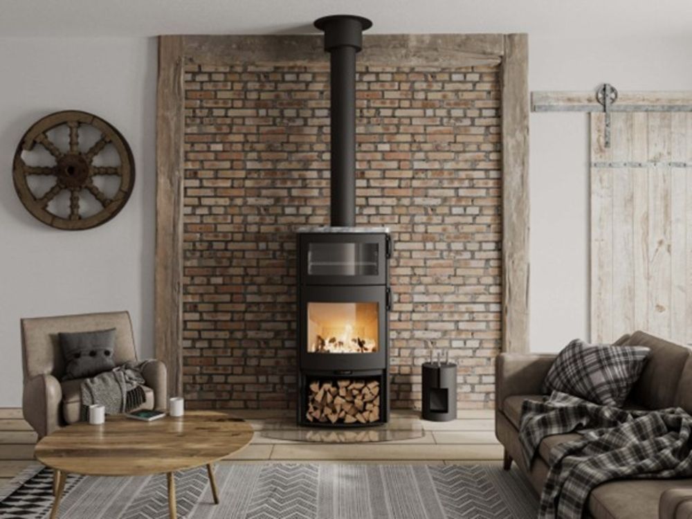 Kaminofen Heta Icon-Line Eclipse XL in schwarz