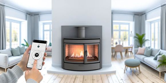 Kaminofen im smarten Home